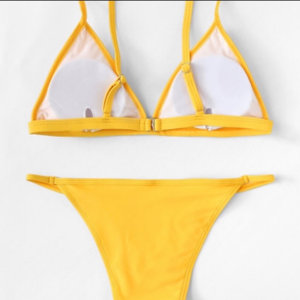 Triangle Yellow Bikini - Picture 2 of 3